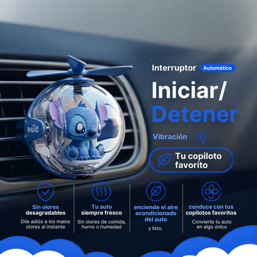 HeliBuddy - Ambientador de coche animado con luz