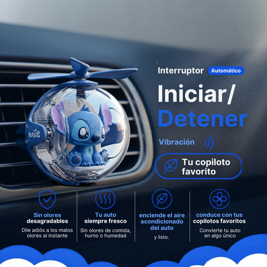 HeliBuddy - Ambientador de coche animado con luz