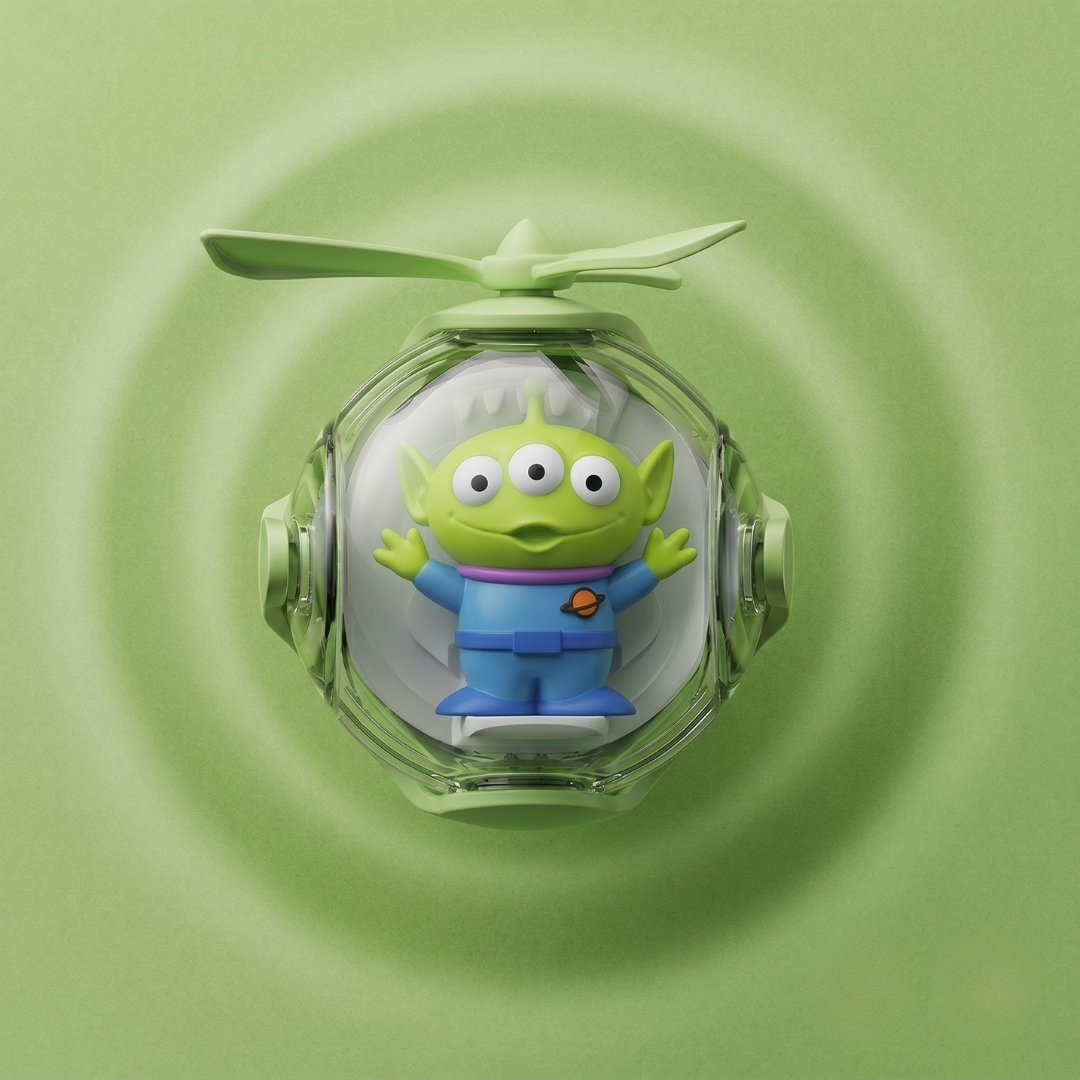 HeliBuddy - Ambientador de coche animado con luz