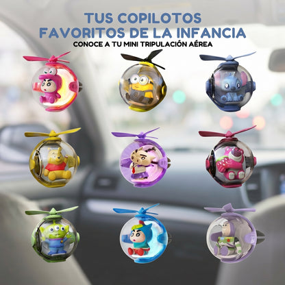 HeliBuddy - Ambientador de coche animado con luz