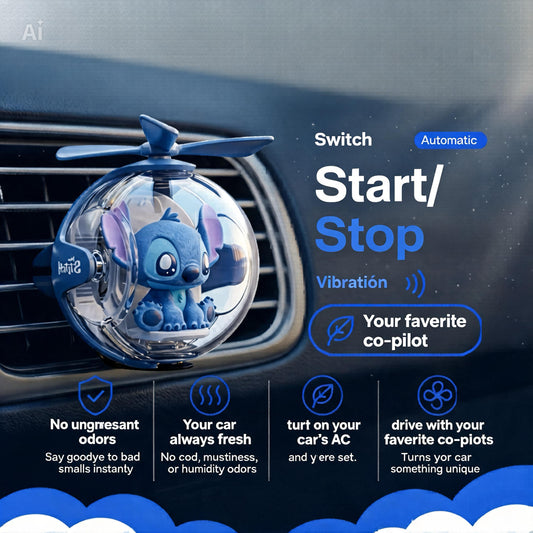 HeliBuddy - Animated Light-Up Car Air Freshener