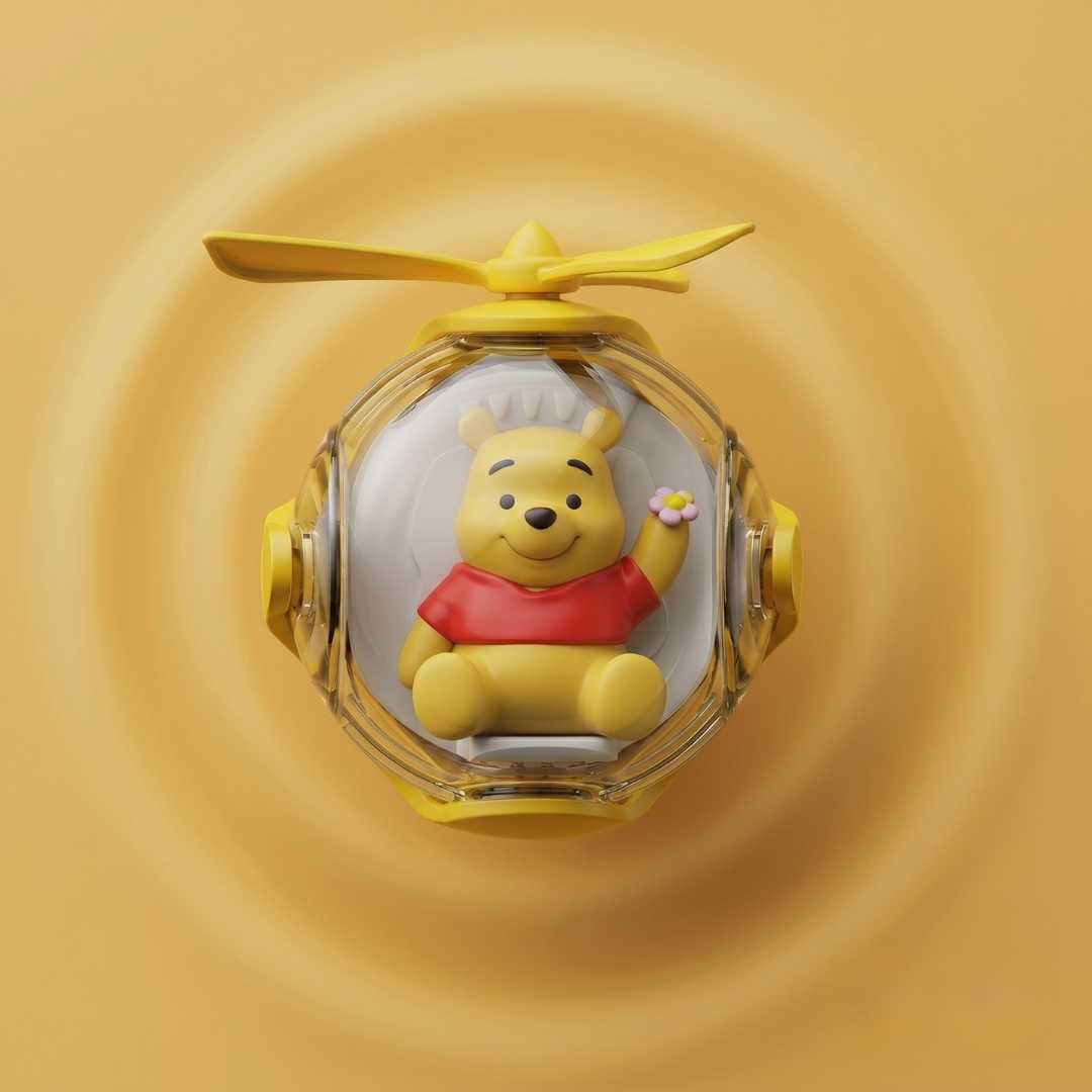 HeliBuddy - Ambientador de coche animado con luz